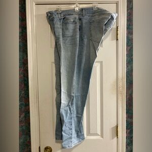 Nydj light blue faded baggy jeans sz 20w